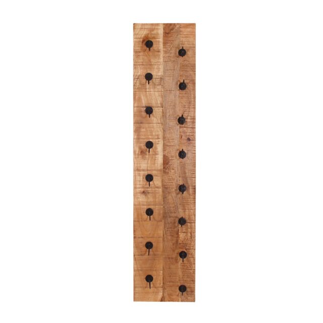 Kym 8 Bottle Solid Wood Wall Mounted Wine Bottle Rack in