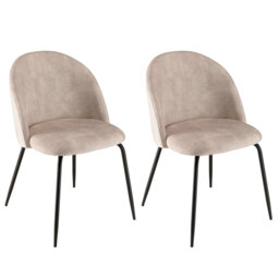 Luanna 47cm H Velvet Upholstered Side Chair