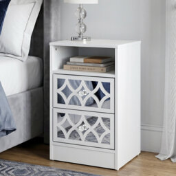 Bowen Adreille 2 Drawer Bedside Table