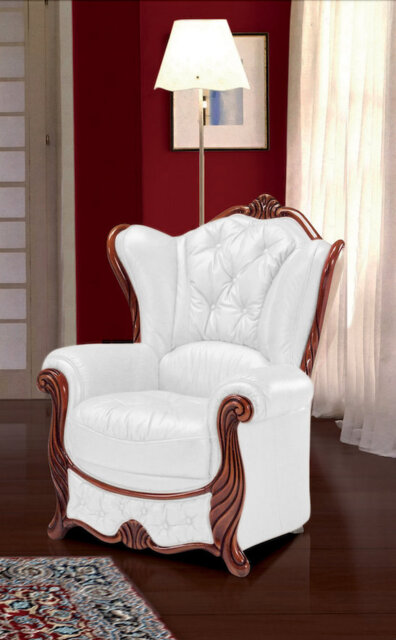 Dodgen Faux Leather Wingback Chair