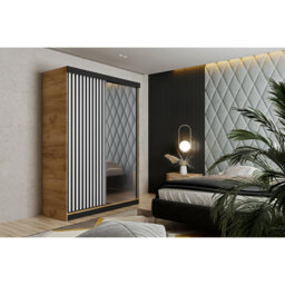 Modern Large 2 Door Wardrobe