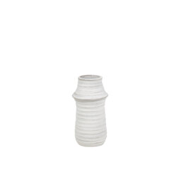 WHITE CERAMIC VASE