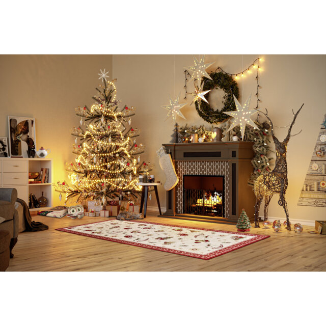 Toy's Delight Nostalgic Shine Design rug for the living room, dining room or hallway