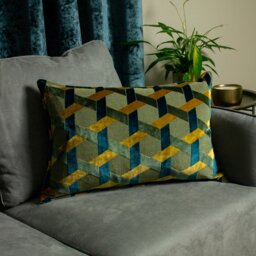 Delano Geometric Rectangular Cushion Cover
