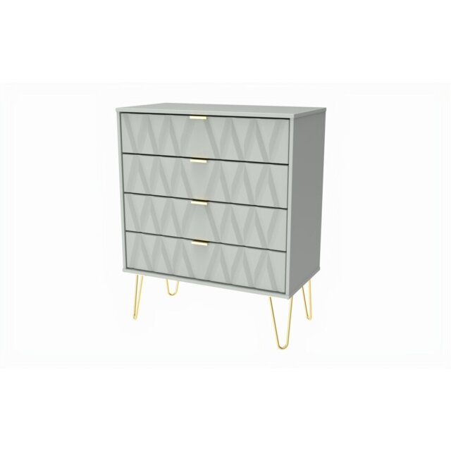 Fully Assembled Ione 4 Drawer 76.5Cm W Chest of Drawers
