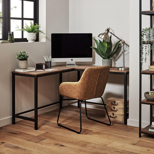 Alodie L-Shaped Computer Desk