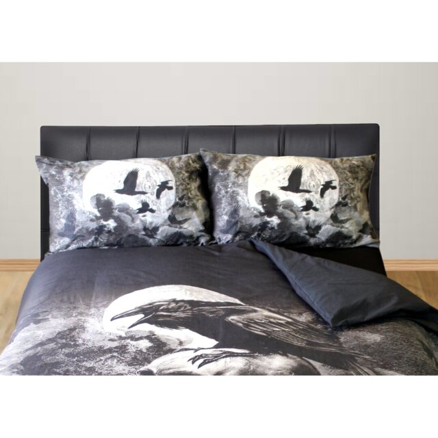POES RAVEN ALCHEMY GOTHIC Abbas Camouflage 100% Cotton Pillowcase