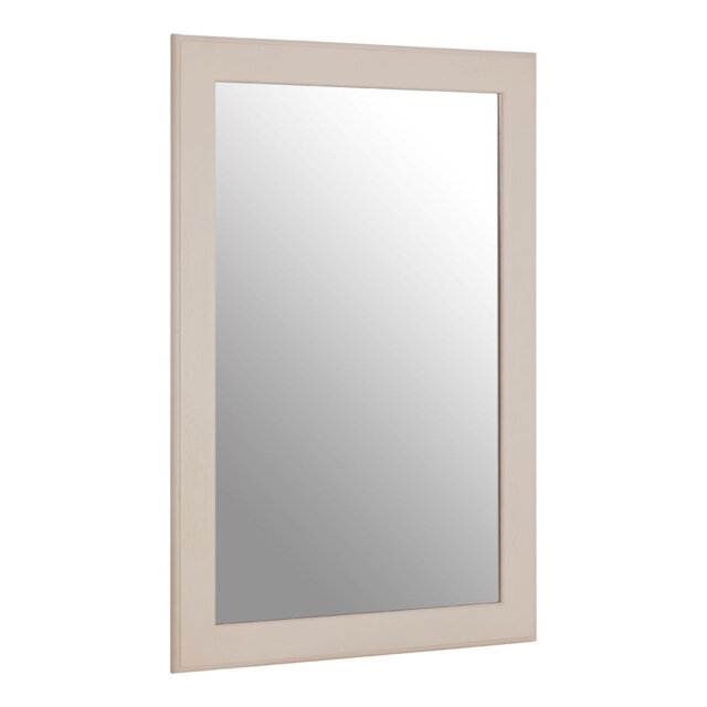 Wine Solid Wood Flat Wall Mirror