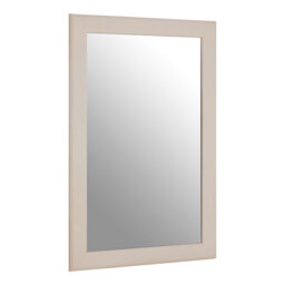 Wine Solid Wood Flat Wall Mirror