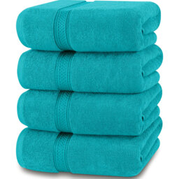Saladin 4 Piece Quick Dry Bath Towels Multi-Size Set