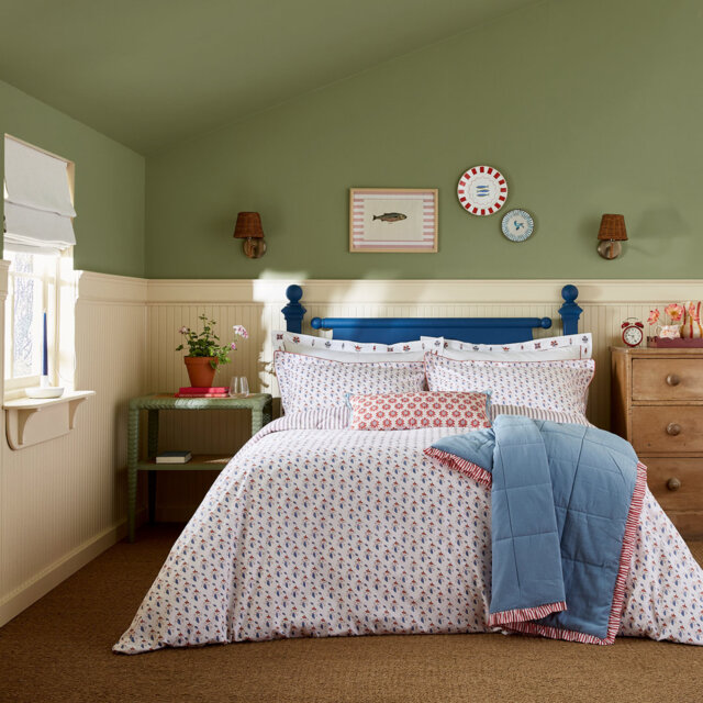 Vanessa Cotton Percale Cotton Duvet Cover Set