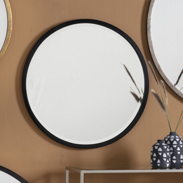 Thora Metal Round Wall Mirror