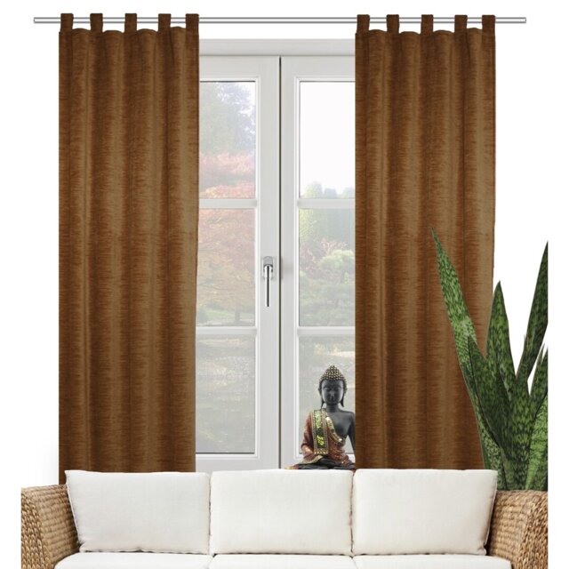Beloit Synthetic Tab Top Curtain Single Panel, opaque