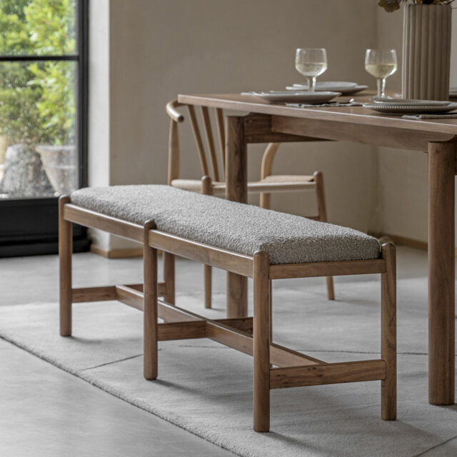 Anyliah Polyester Upholstered Bench