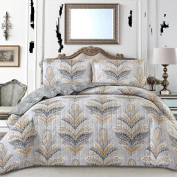 Amalyah Polyester Floral Bedspread with Pillowcases Included