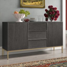 Jacquelyn 150cm Solid Wood Sideboard