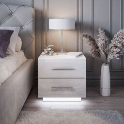 Varonique 2 Drawer Bedside Table