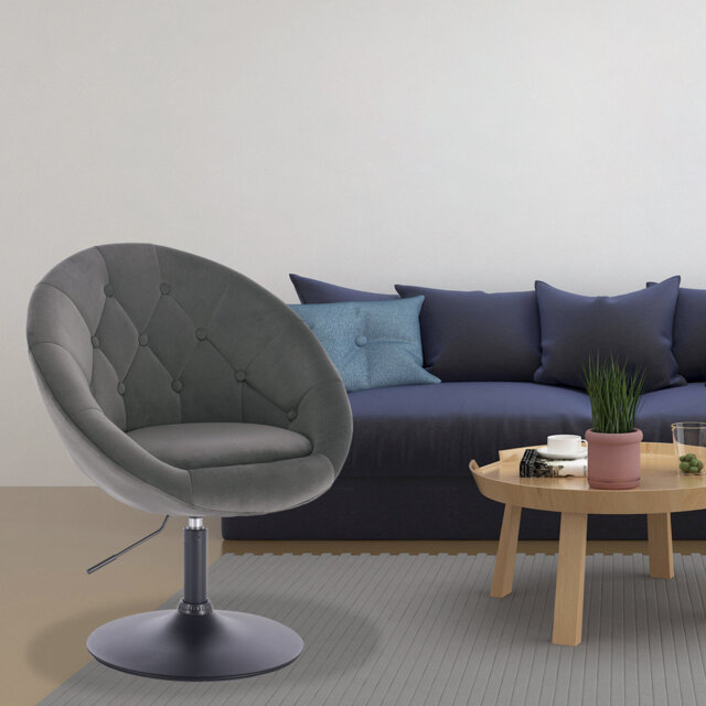 Princeton Upholstered Swivel Accent Chair