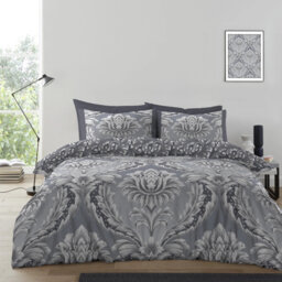 Floral Pattern Duvet Cover Set with Matching Pillowcases - Soft Polycotton Bedding - Single Double King Easy Care Modern UK Bedrooms