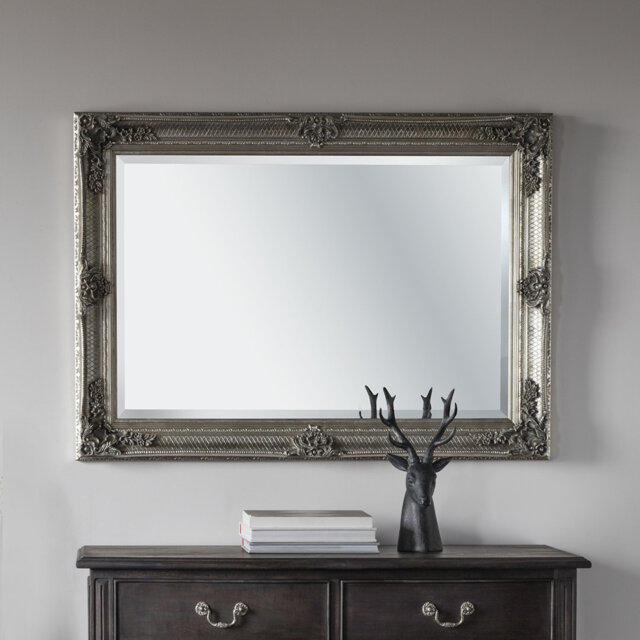 Lindsay Wood Flat Wall Mirror
