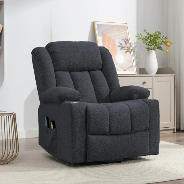 Anuhea 87cm Wide Electric Lift Assist Standard Recliner Recliner with Massager