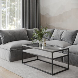 Adelei Solid Wood Four Leg Coffee Table