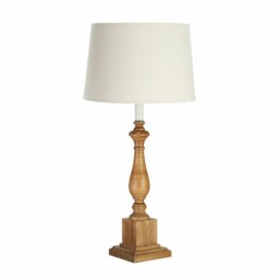 Candle Solid Wood Table Lamp