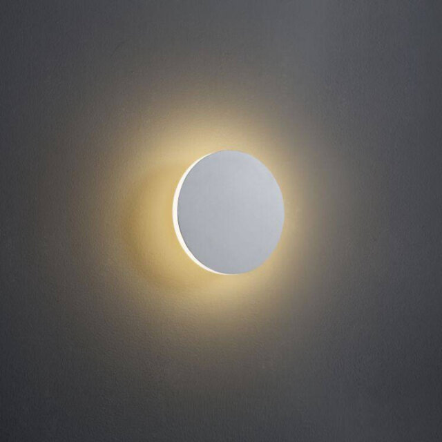 UltraBeam Round White Indoor LED Wall Light 4 Watt LED Halo Effect