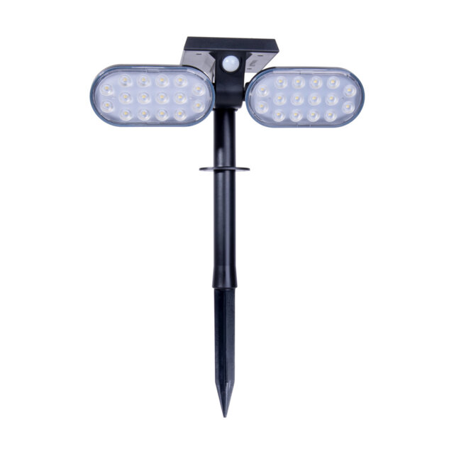 Aryadne Matte Black Solar Powered Integrated LED Flood Light Pack