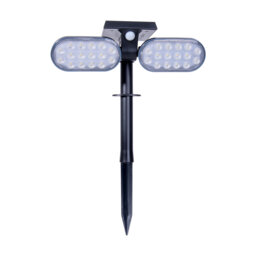 Aryadne Matte Black Solar Powered Integrated LED Flood Light Pack