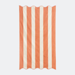 Scalloped Stripe Beach Towel