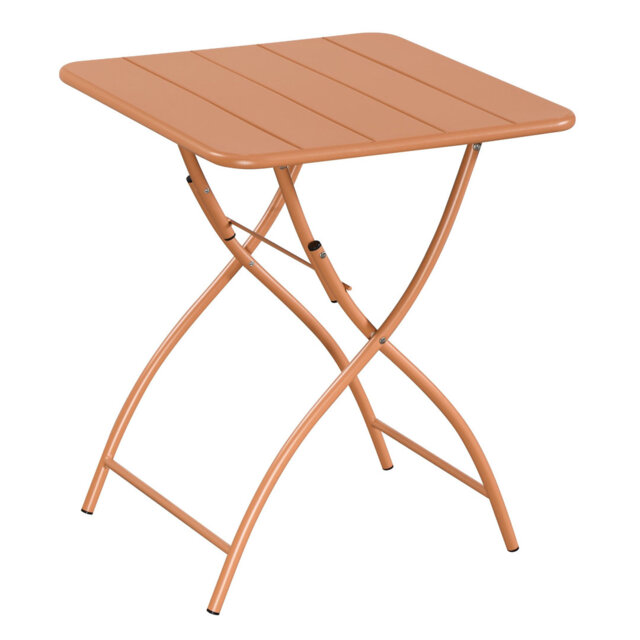 Dejanae Metal Folding Outdoor Bistro Table , 60cm cm W 60cm cm D