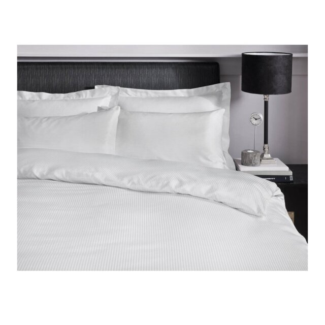 300 Thread Count Satin Stripe Cotton Blend Oxford Pillowcase