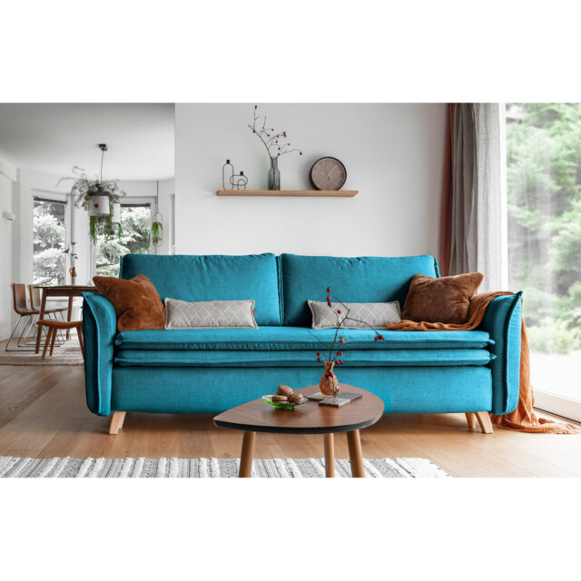 Charming Charlie 3 Seater Sofa Bed