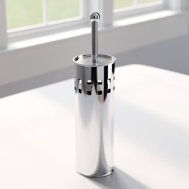 Free-Standing Toilet Brush & Holder