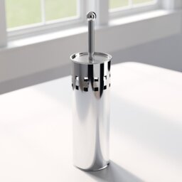 Free-Standing Toilet Brush & Holder