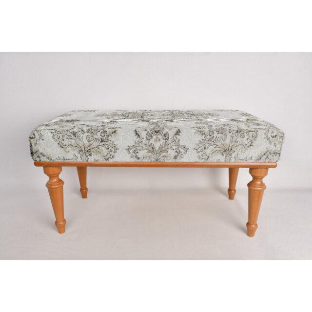 Cotton Upholstered Bench