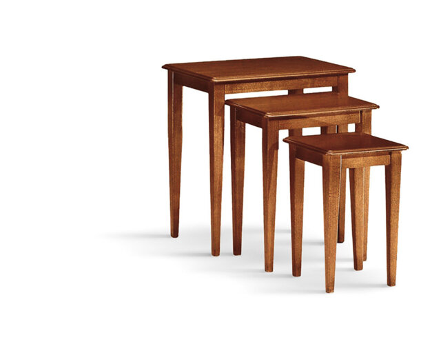 Callista Four Leg Rectangular Nesting Side Tables