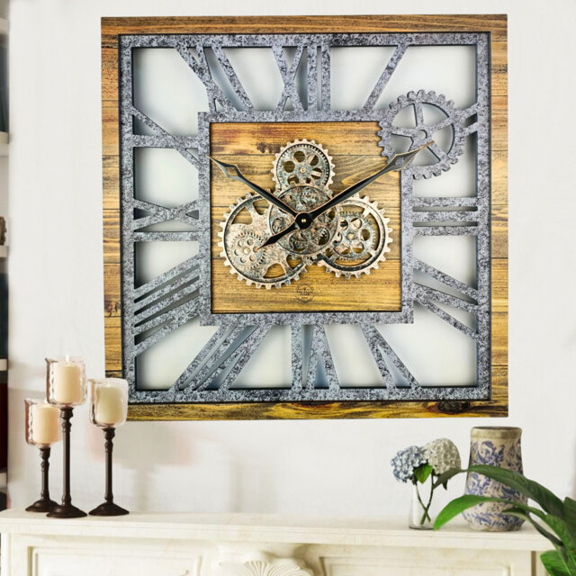 Solid Wood Wall Clock