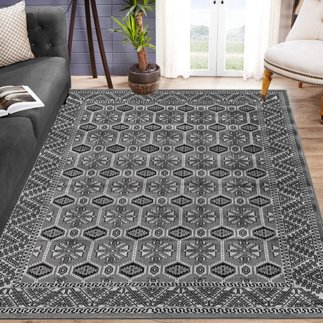 Vintage Area Rugs For Living Room - Washable Rugs For Bedroom Carpet And Fireside Rug