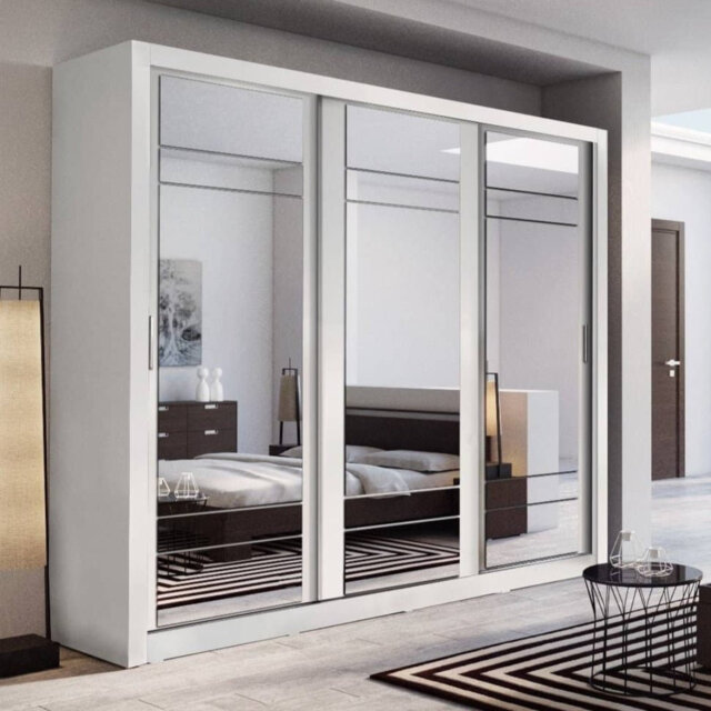 Neeyah 3 Door Wardrobe