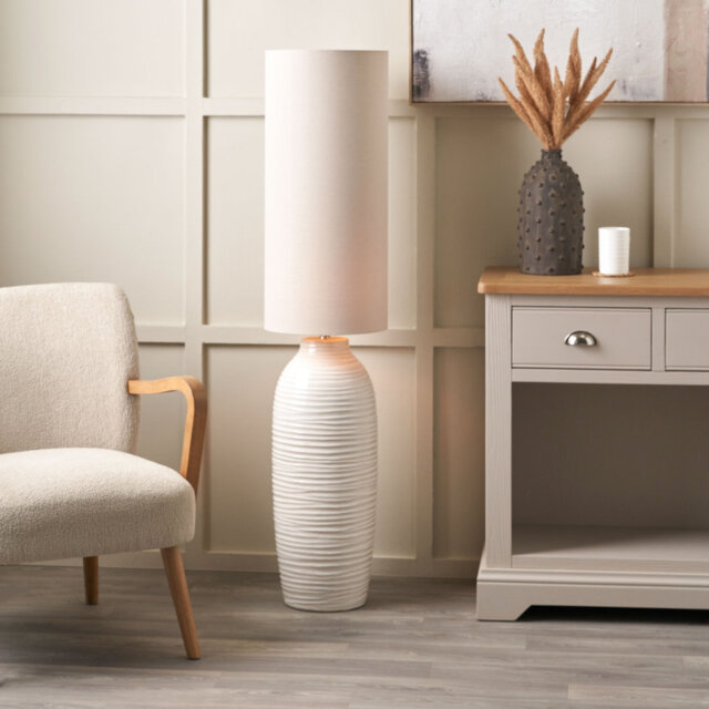 Linnea 135cm Gloss Novelty Floor Lamp