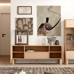 "Unfinished for TVs up to 75"" with Fireplace Included"