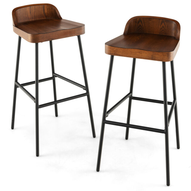 Wood 73cm Bar Stool