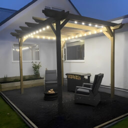 Baudoin Solid Wood Pergola