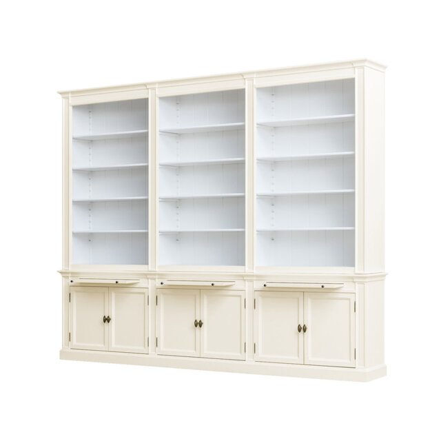 Bodee 240cm H x 300cm W Library Bookcase