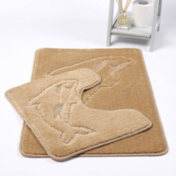 Madeline Non-Slip Non-slip Bath Mat And Pedestal Mat