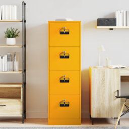 File Cabinet With Drawer With Shelf Geometric Cold-Rolled Steel Modern