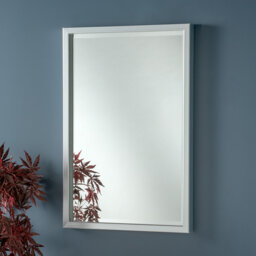 Airil Solid Wood Rectangle Wall Mirror