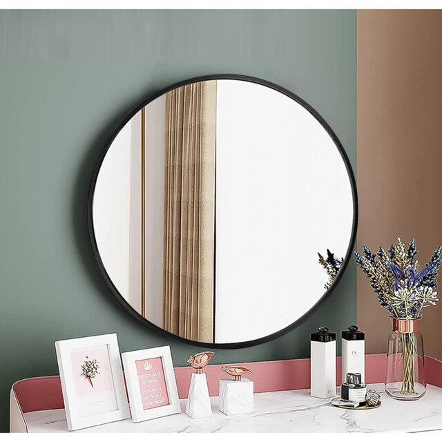 Aluminium Round Mirror